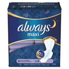 PADS, OVERNIGHT, EXHVY, 20CT