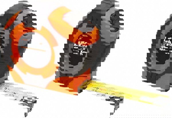 Tape Measure: 16' Long, 19 mm Width, Yellow Blade