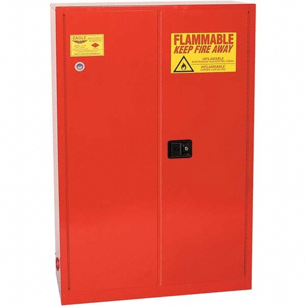 Standard Cabinet: Self-Closing, 5 Shelf, Red