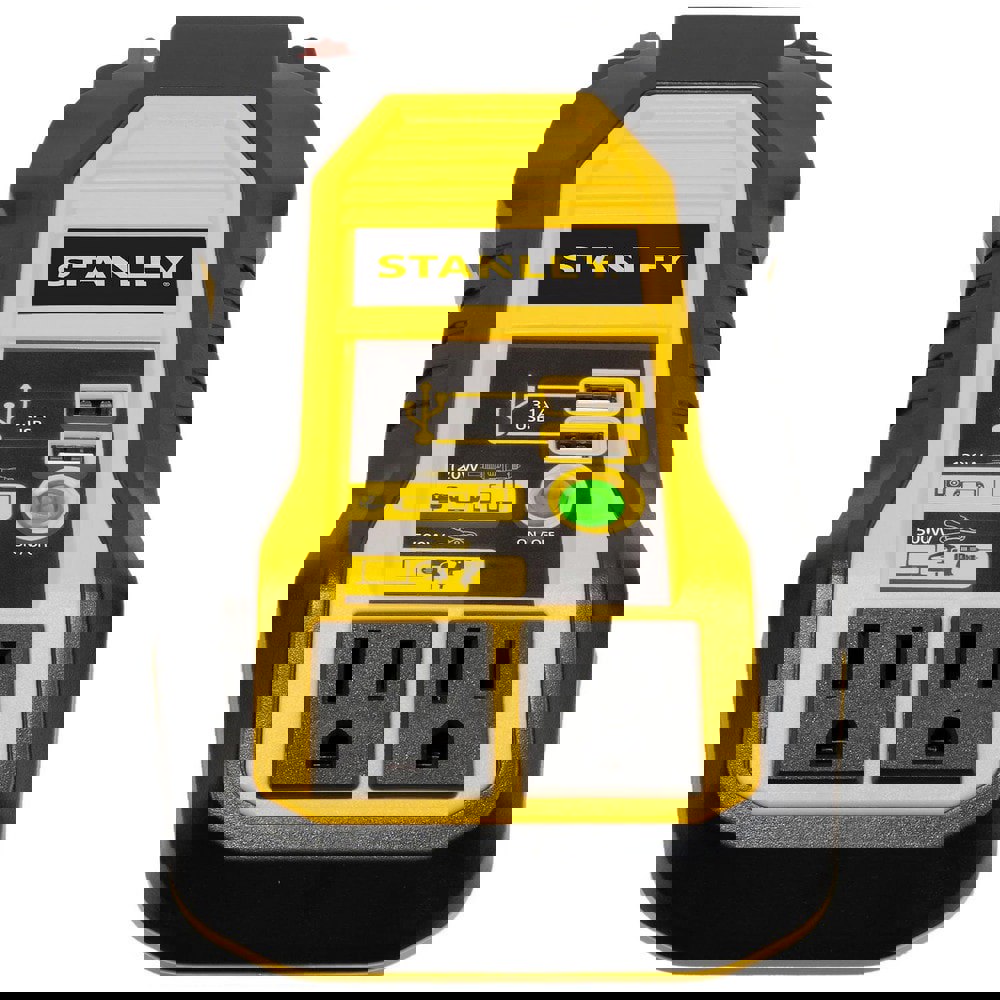12 VDC Input, 120 VAC Output, 500 Peak Wattage, Power Inverter