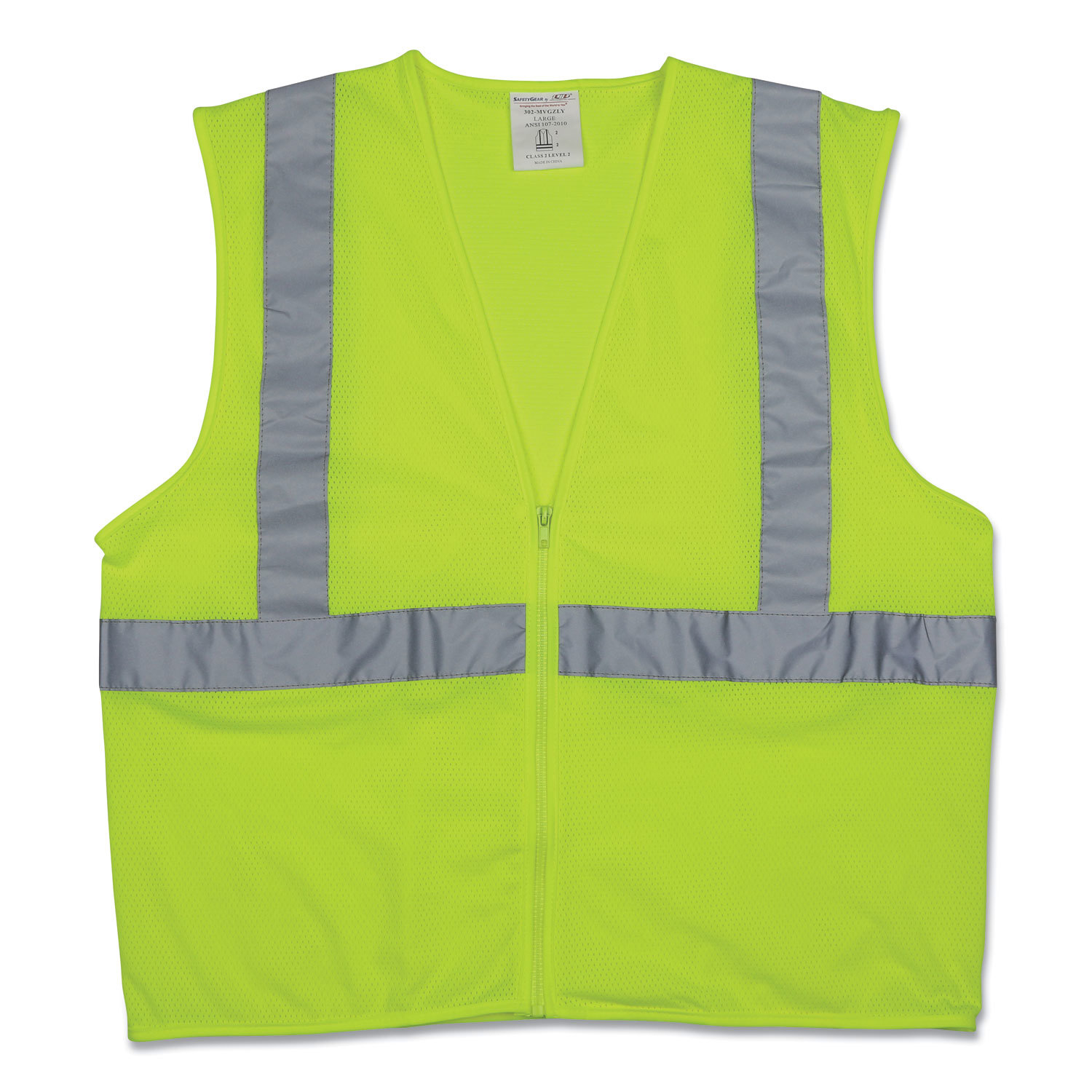 VEST,SAFTY,MESH,ZPR,LY,XL