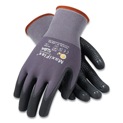 GLOVES,NYLN W/NTRL,M,12PR