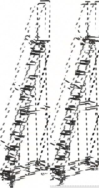 Steel Rolling Ladder: 12 Step