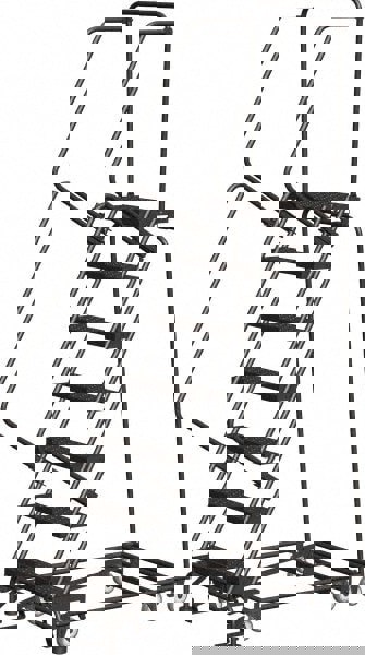 Steel Rolling Ladder: 7 Step