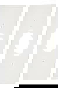 1G SGL 1.406 HOLE RECEPT WALL PLT