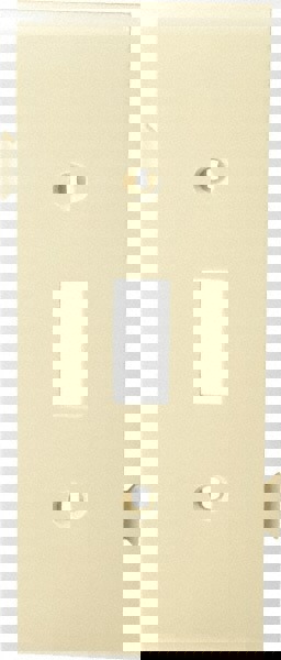 1 Gang, 4.9062 Inch Long x 1-13/16 Inch Wide, Sectional Switch Plate