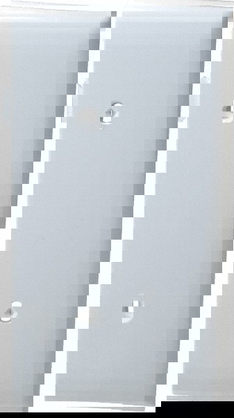 1 Gang, 4.9062 Inch Long x 2.4687 Inch Wide, Blank Wall Plate