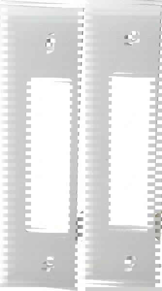 1 Gang, 4.9062 Inch Long x 2.4687 Inch Wide, Sectional Switch Plate