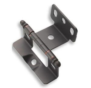3/4 in (19 mm) Door Thickness Full Inset, Full Wrap, Ball Tip Oil-Rubbed Bronze Hinge