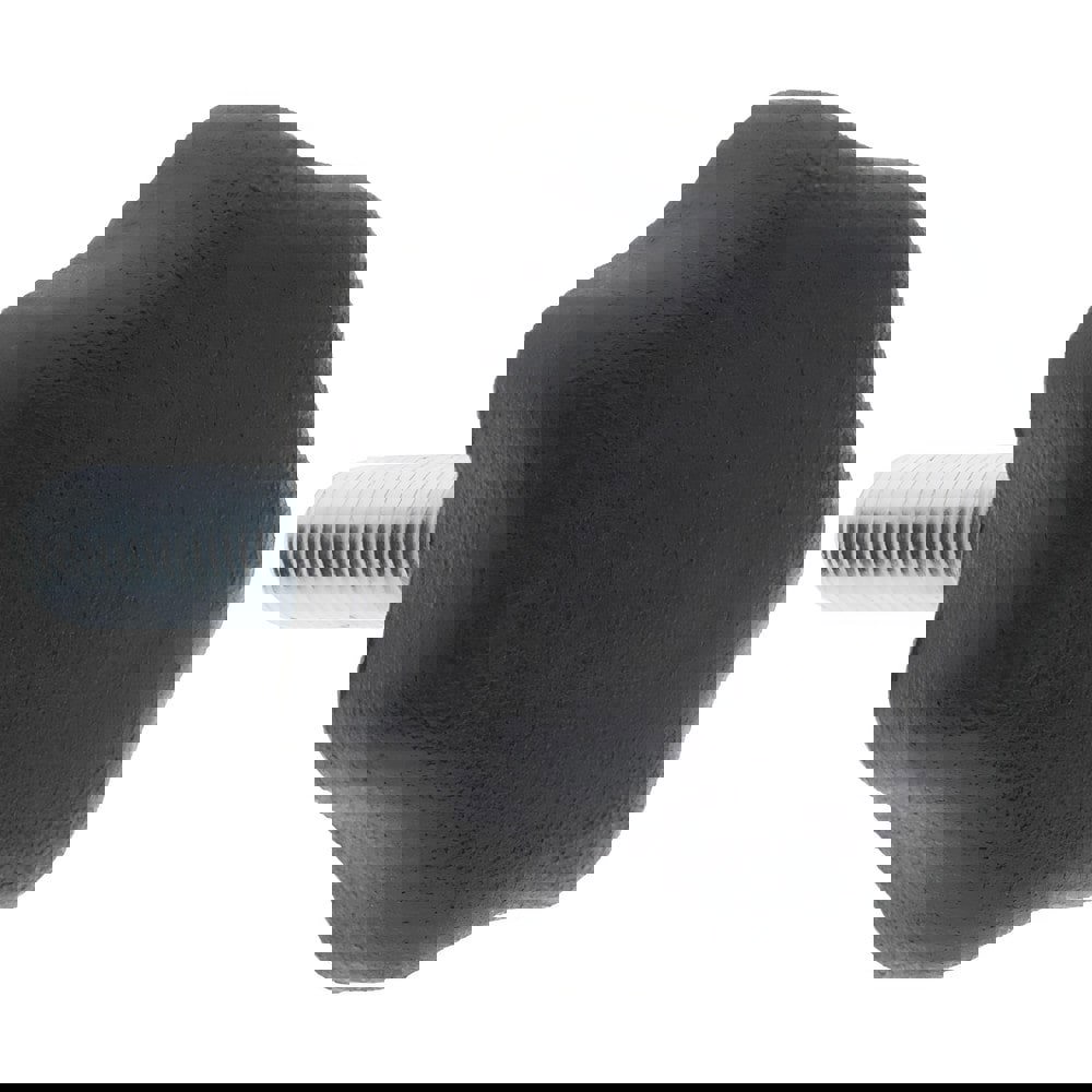 Lobed Knob: 25.00 mm Head Dia, 7-Point, Thermoplastic Elastomer