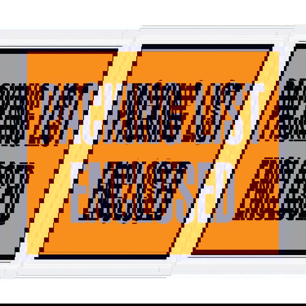 Packing List Enclosed Mailing Envelope: 5-1/2