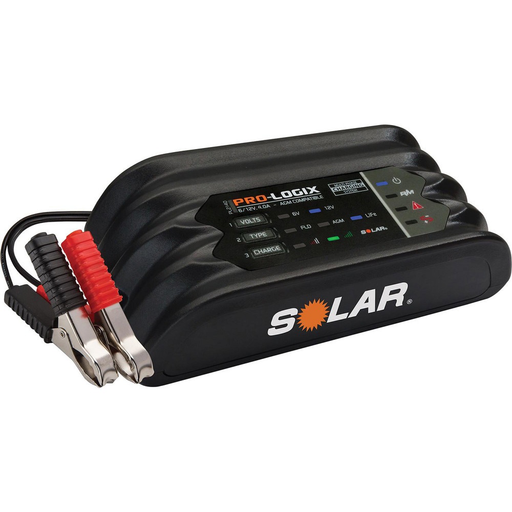 Automotive Battery Chargers & Jump Starters; Battery Charger Type: Automatic Charger/Maintainer ; Overall Width: 10 ; Overall Height: 7.5in ; Overall Depth: 2.75in ; Cable Gauge: 18 ; Cable Length: 72.000