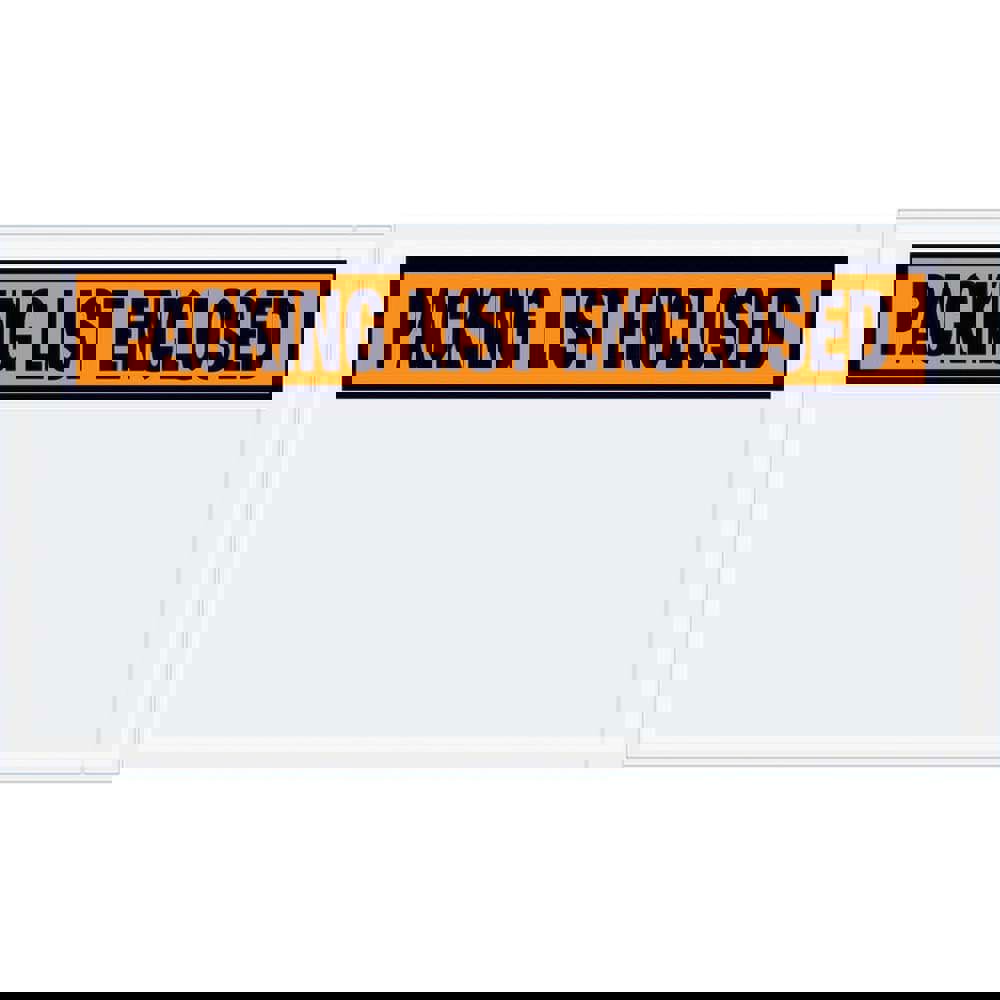 Packing List Enclosed Mailing Envelope: 10