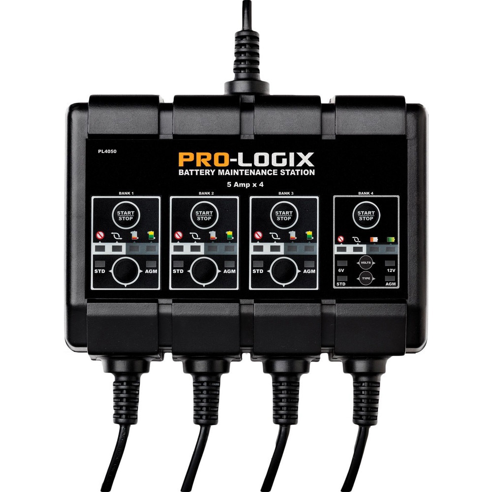 Automotive Battery Chargers & Jump Starters; Battery Charger Type: Automatic Charger/Maintainer ; Overall Width: 20 ; Overall Height: 12.9in ; Overall Depth: 4in ; Cable Gauge: 18 ; Cable Length: 72.000