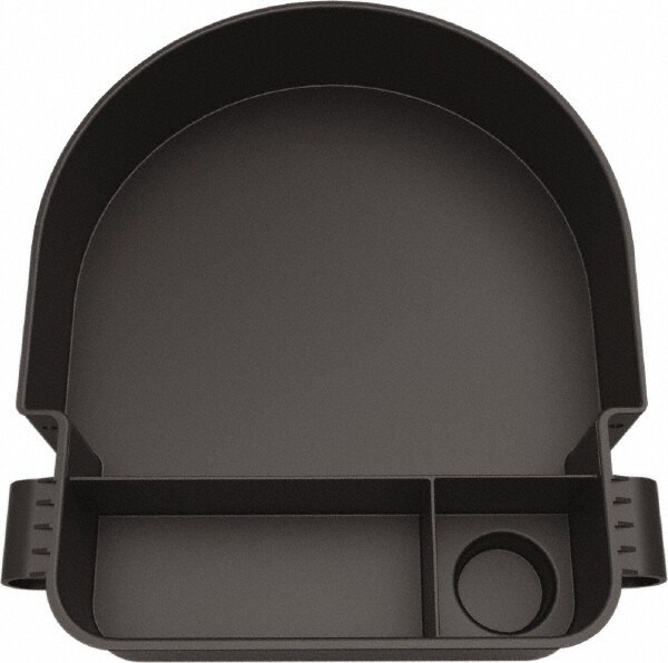 Pedestrian Barrier Tray: Polyester, Black, Use with Banner Stakes PLUS Cart Package