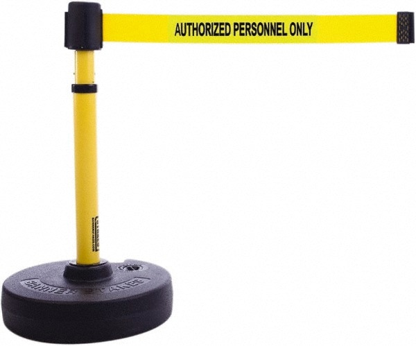 Free Standing Barrier Base, Receiver Head & Stanchion Post: 22 to 42