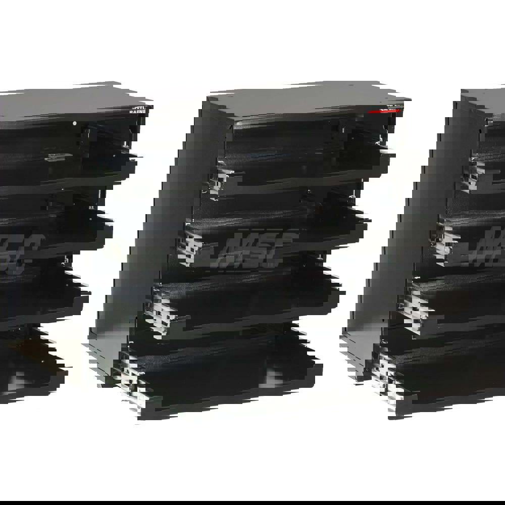 Small Parts Cabinets; Type: Slide Rack Cabinet w/ Drawers ; Width (Inch): 20-1/2 ; Depth (Inch): 12-1/2 ; Height (Inch): 15 ; Frame Material: Steel ; Number Of Drawers: 4.000