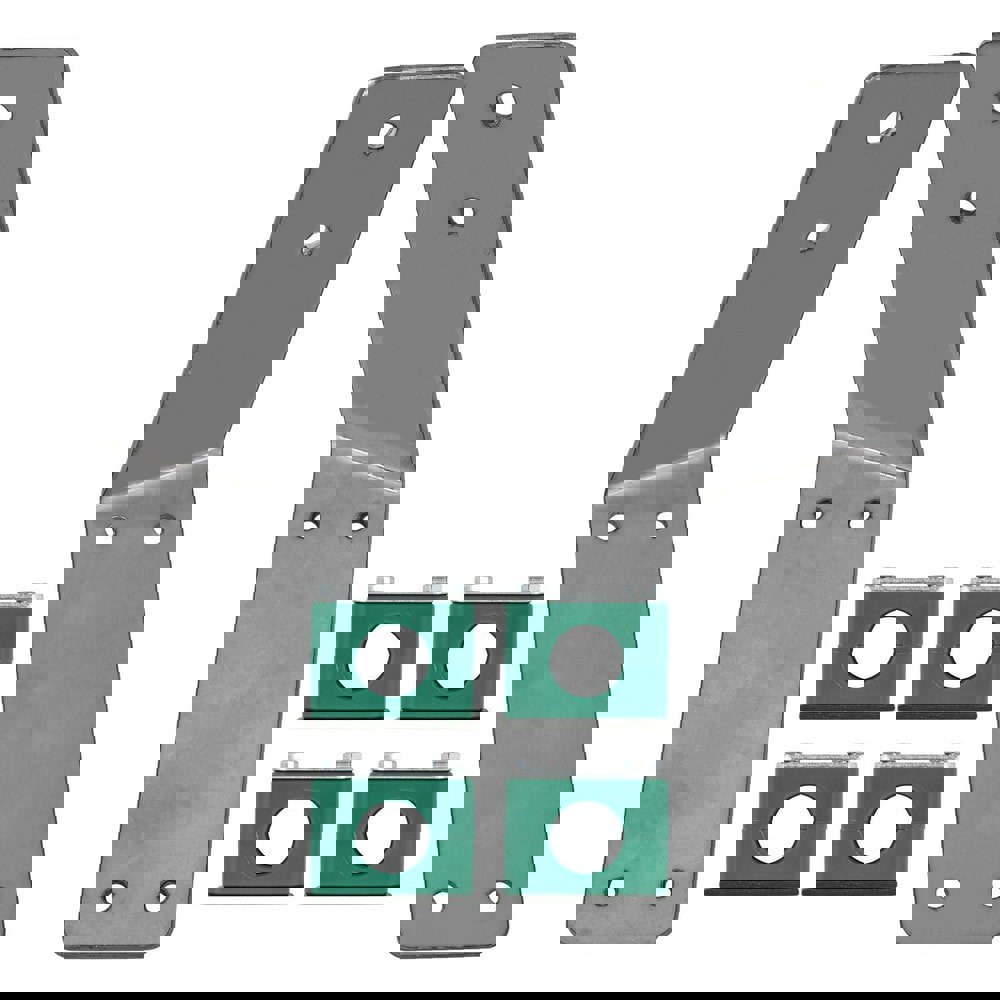 Automotive Light Mounts & Accessories; Type: Mirror Mount Plow Light Bracket Kit ; For Use With: International Harvester HV507 Series ; Length (Inch): 11-3/4 ; Material: Stainless Steel ; Color: Silver ; Height (Inch): 4-1/2