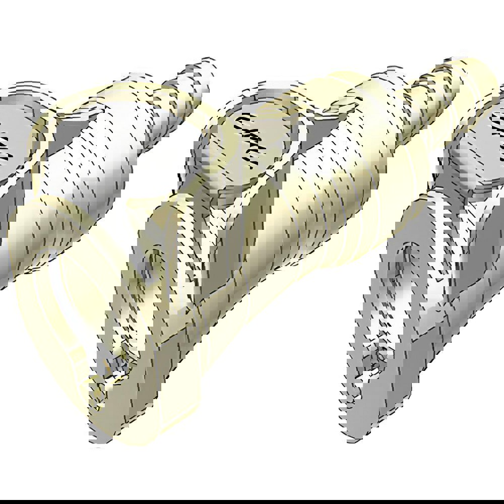 Push-to-Connect Tube Fitting: Connector, Straight, 1/4