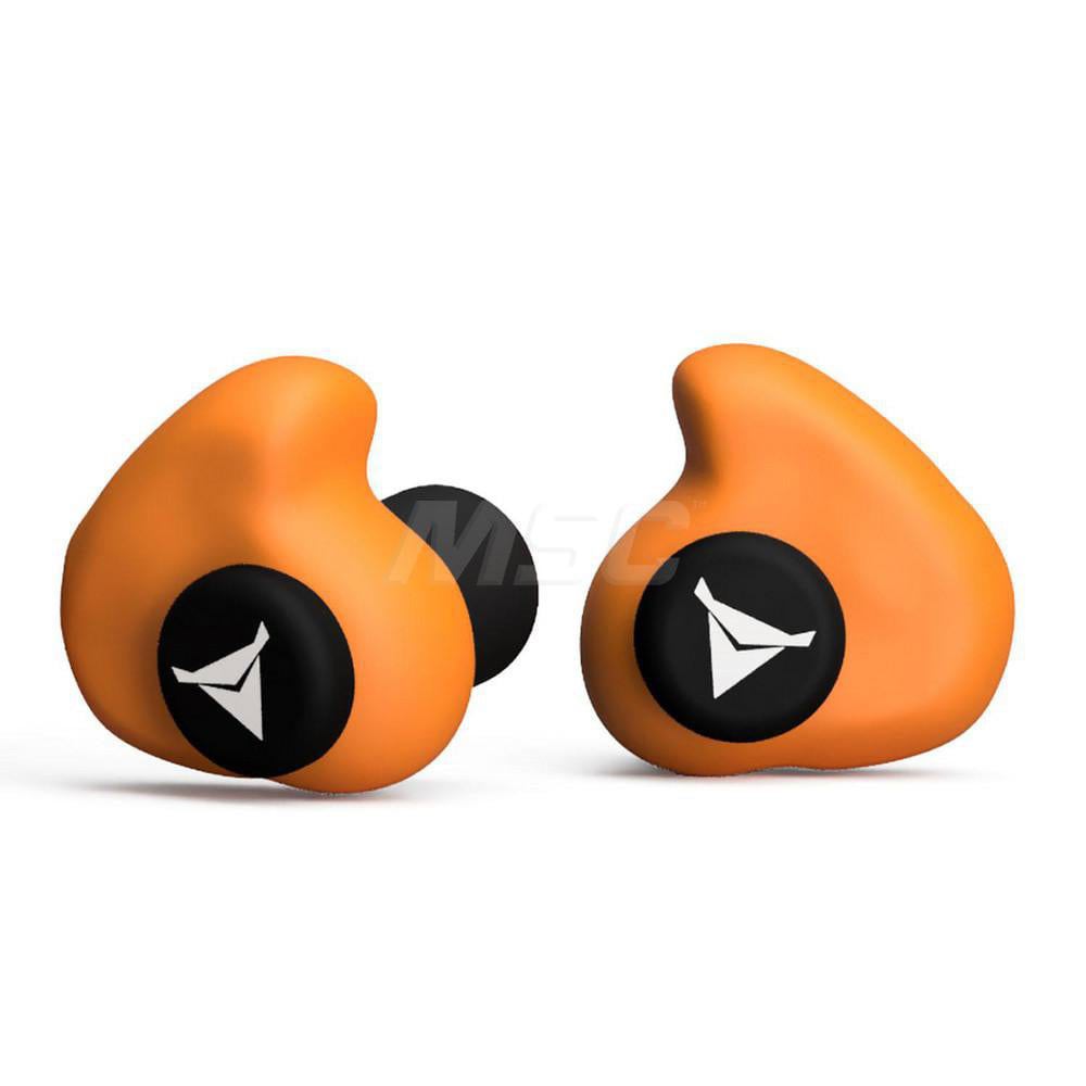 Earplugs: 31 dB, Foam & Plastic with Silicon Rubber Tip, Barrel/Cone/Triple-Flange/Custom Molded, No Roll, Push-In Stem, Roll Down, Uncorded