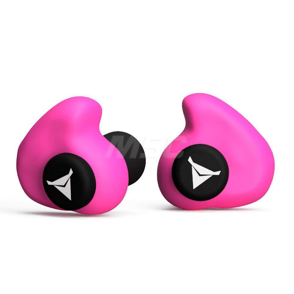 Earplugs: 31 dB, Foam & Plastic with Silicon Rubber Tip, Barrel/Cone/Triple-Flange/Custom Molded, No Roll, Push-In Stem, Roll Down, Uncorded