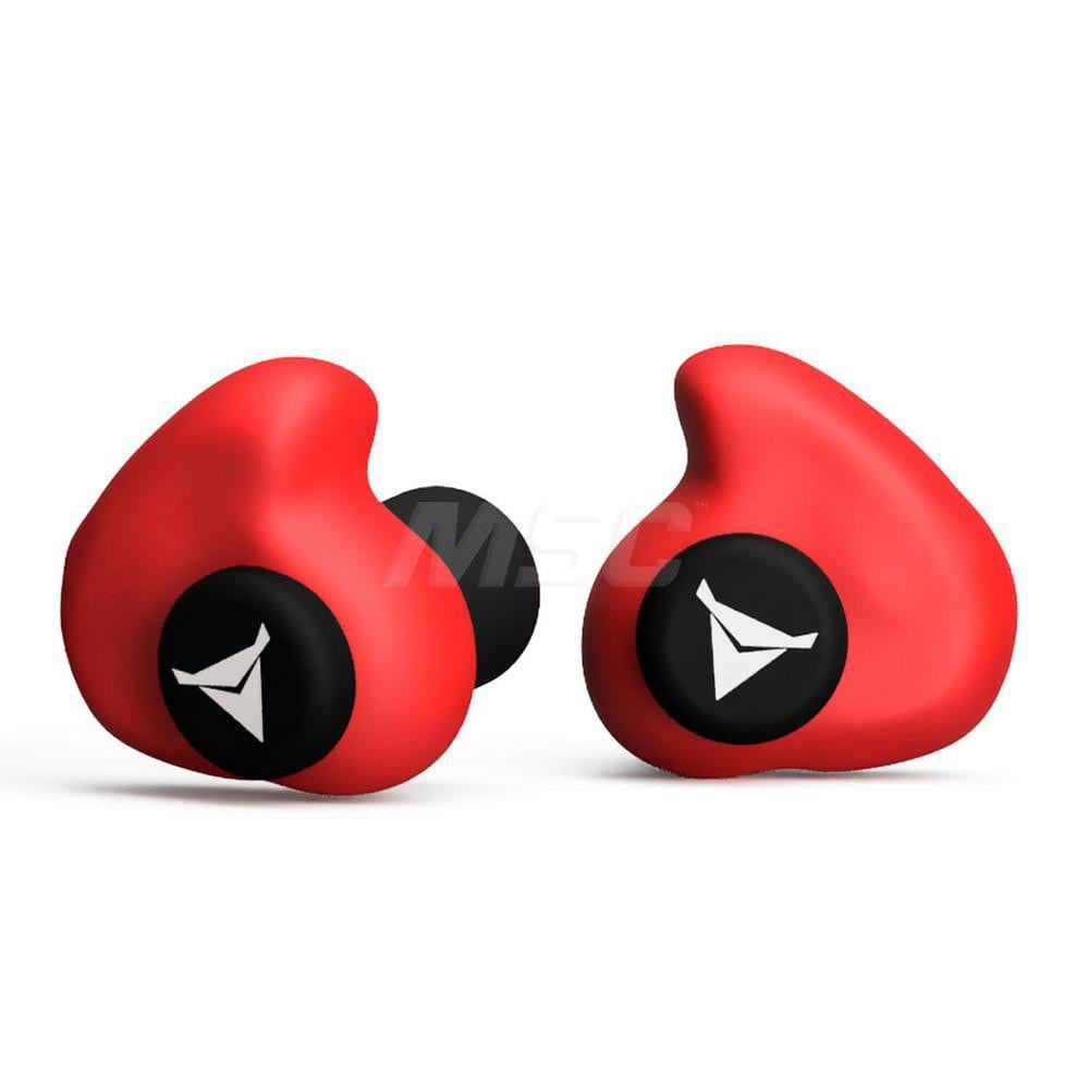 Earplugs: 31 dB, Foam & Plastic with Silicon Rubber Tip, Barrel/Cone/Triple-Flange/Custom Molded, No Roll, Push-In Stem, Roll Down, Uncorded