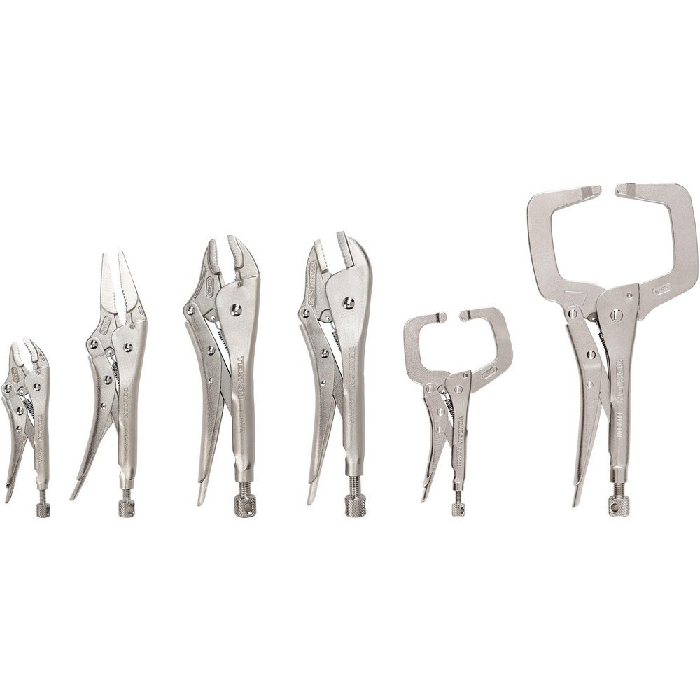 Plier Sets; Plier Type Included: Locking Pliers & C-Clamps ; Container Type: None ; Handle Material: Steel