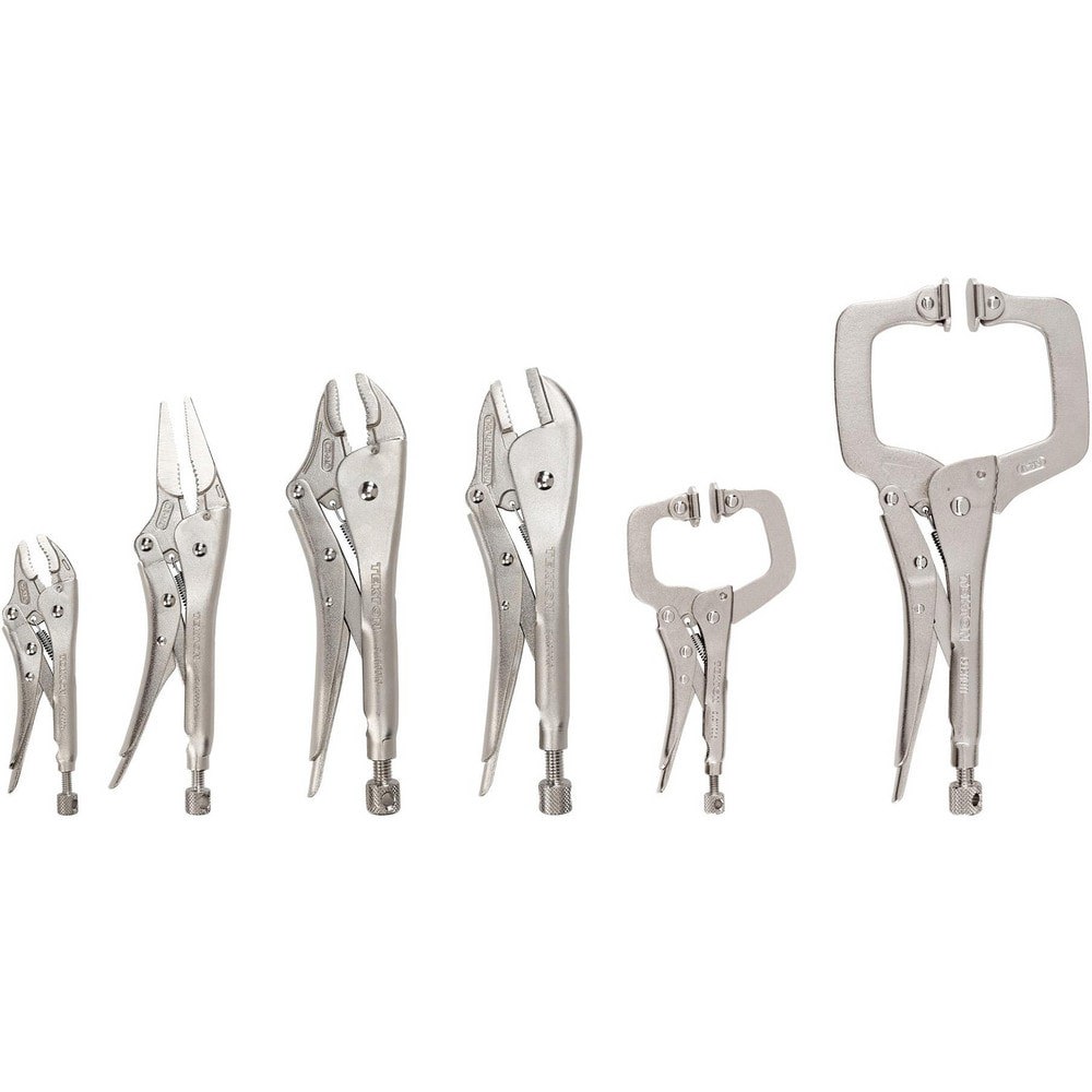 Plier Sets; Plier Type Included: Locking Pliers & C-Clamps ; Container Type: None ; Handle Material: Steel