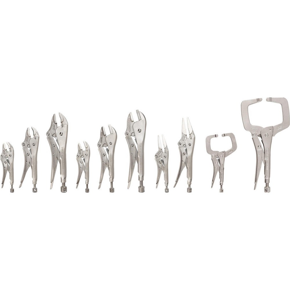 Plier Sets; Plier Type Included: Locking Pliers & C-Clamps ; Container Type: None ; Handle Material: Steel