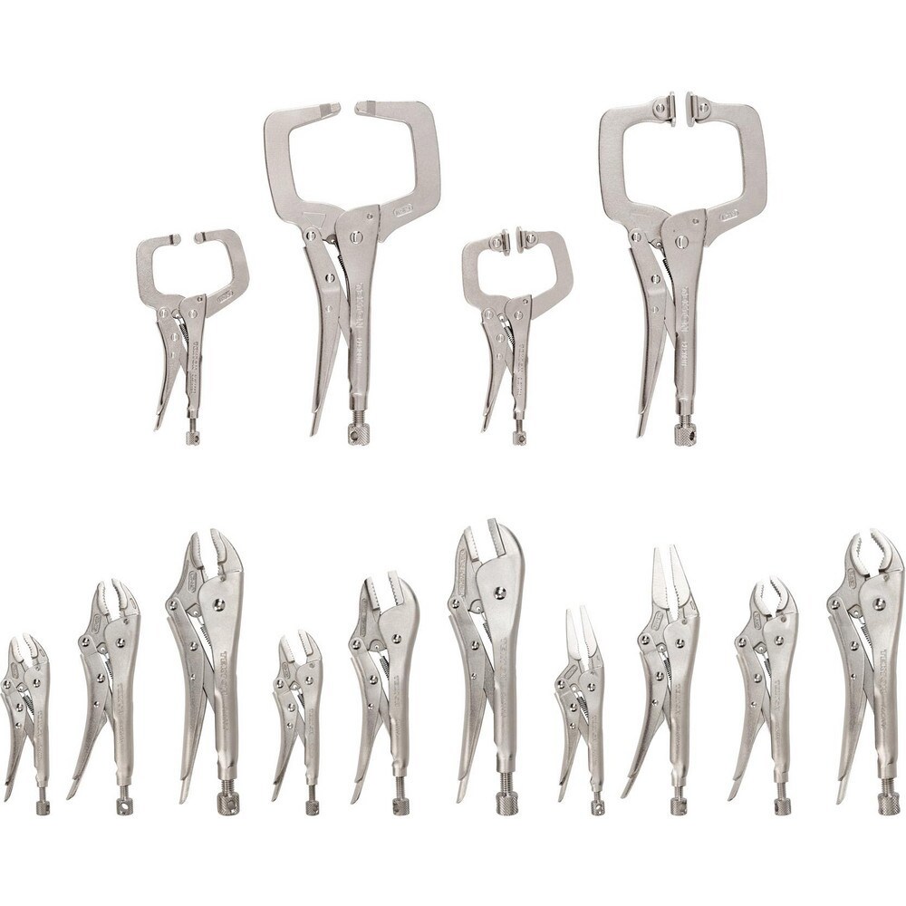 Plier Sets; Plier Type Included: Locking Pliers & C-Clamps ; Container Type: None ; Handle Material: Steel