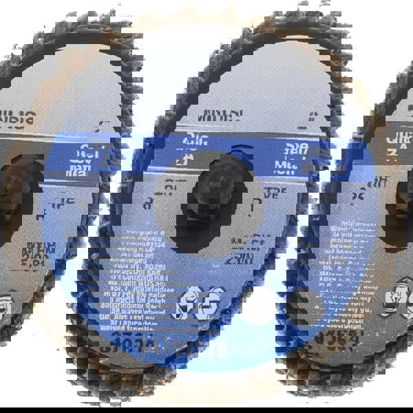 Flap Disc: 36 Grit, Zirconia Alumina, Ty