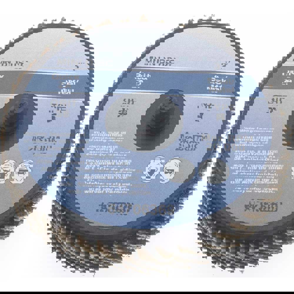 Flap Disc: 36 Grit, Zirconia Alumina, Ty