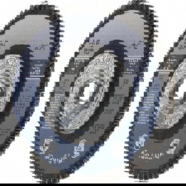 Flap Disc: 5/8-11 Hole, 40 Grit, Zirconi