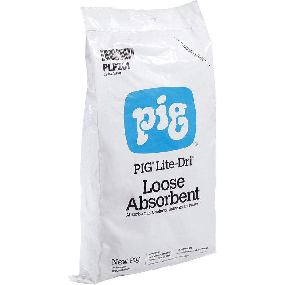 Granular Sorbents/Absorbents; Product Type: Absorbent ; Application: General Absorbent ; Container Size: 22 Lb ; Container Type: Bag ; Total Package Absorption Capacity: 8gal ; Material: Cellulose