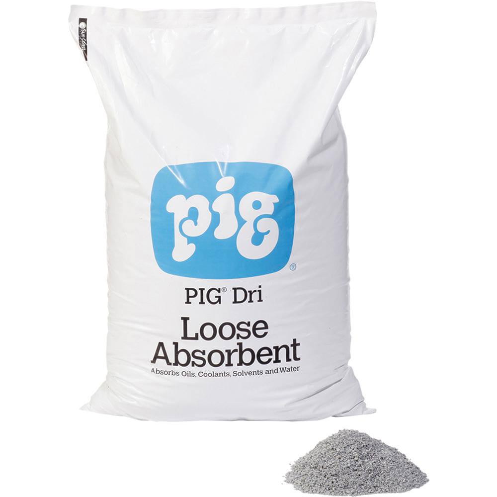 Granular Sorbents/Absorbents; Product Type: Absorbent ; Application: General Absorbent ; Container Size: 40 Lb ; Container Type: Bag ; Total Package Absorption Capacity: 5gal ; Material: Cellulose Fiber; Kaolin Clay; Calcium Carbonate