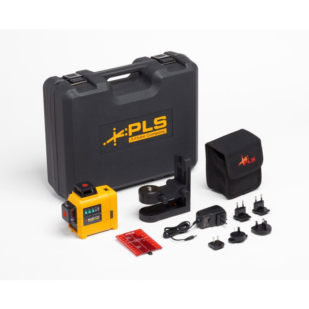 Laser Levels; Level Type: Cross Line & Plumb Points; Line Laser Level; Square Laser ; Laser Projection Orientation: Horizontal; Vertical ; Plumb Type: Down ; Power Source: Battery ; Batteries Included: Yes ; Battery Chemistry: Lithium-Ion