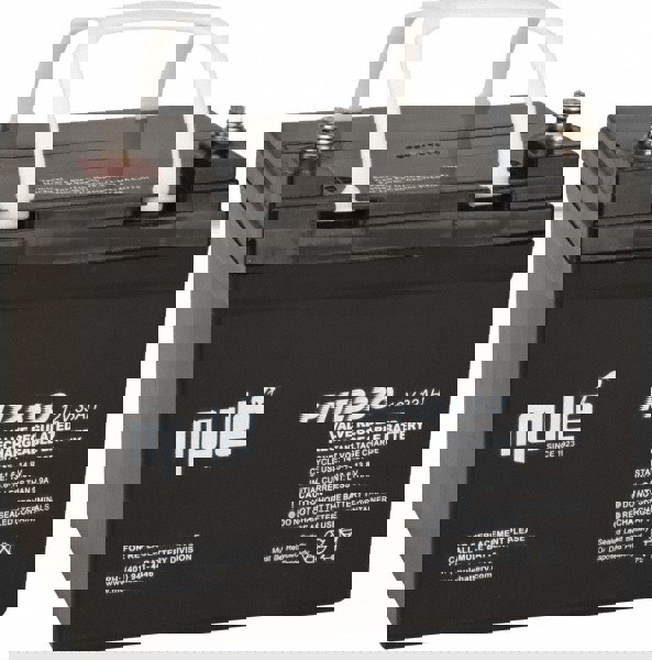 Rechargeable Lead Battery: 12V, Nut & Bolt Terminal