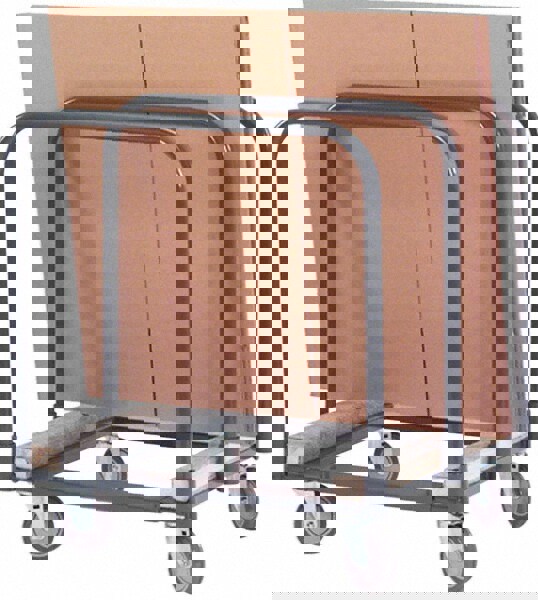 Panel Mover Truck: Open, Cold-Rolled Steel Platform, 28-1/4