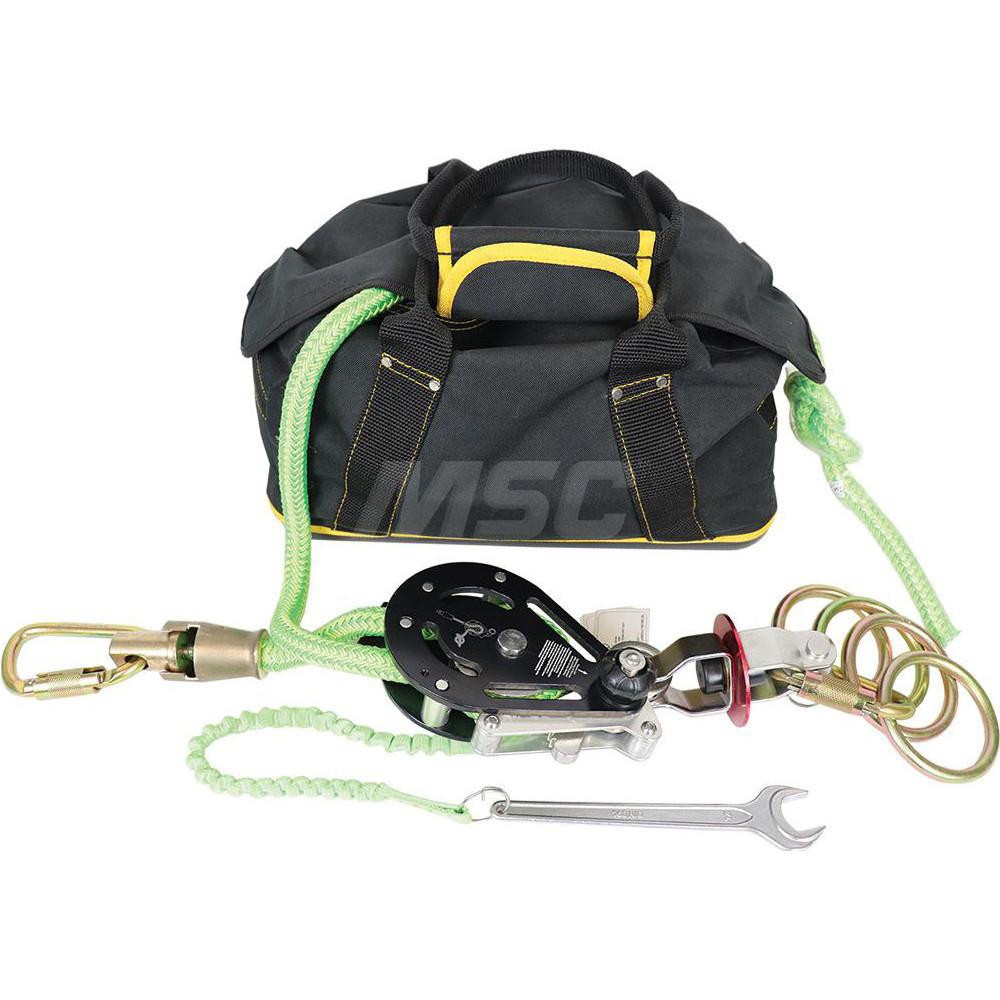 Horizontal Lifeline Systems; Lifeline Material: Kernmantle ; Lifeline Length: 100 ; End Connections: Carabiner ; Maximum Number Of Users: 4