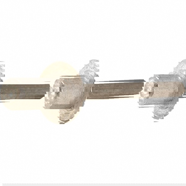Blind Rivet: Size 6, Dome Head, Aluminum Body, Aluminum Mandrel