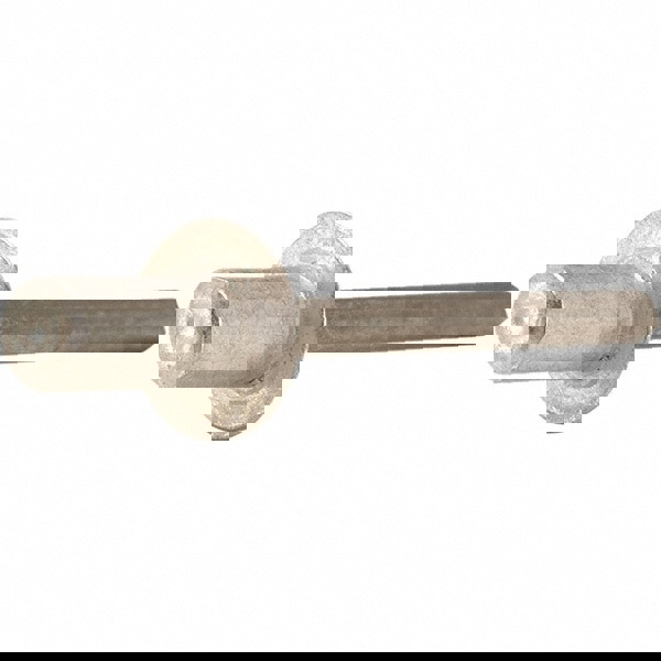 Blind Rivet: Size 8, Dome Head, Aluminum Body, Steel Mandrel