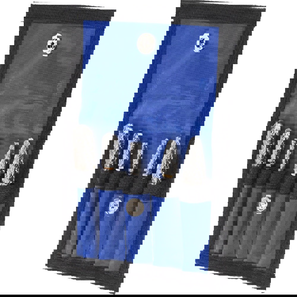 5 Pc Double Cut Burr Set with Cylinder w/Rad End, Tree w/Rad End, Cylinder