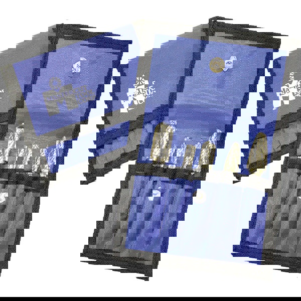 3 Pc Double Cut Burr Set with Tree w/Rad End