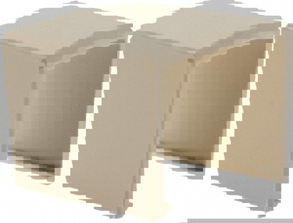 1.02 Inch Long x 1.09 Inch Wide x 0.85 Inch High, Rectangular Raceway Cover