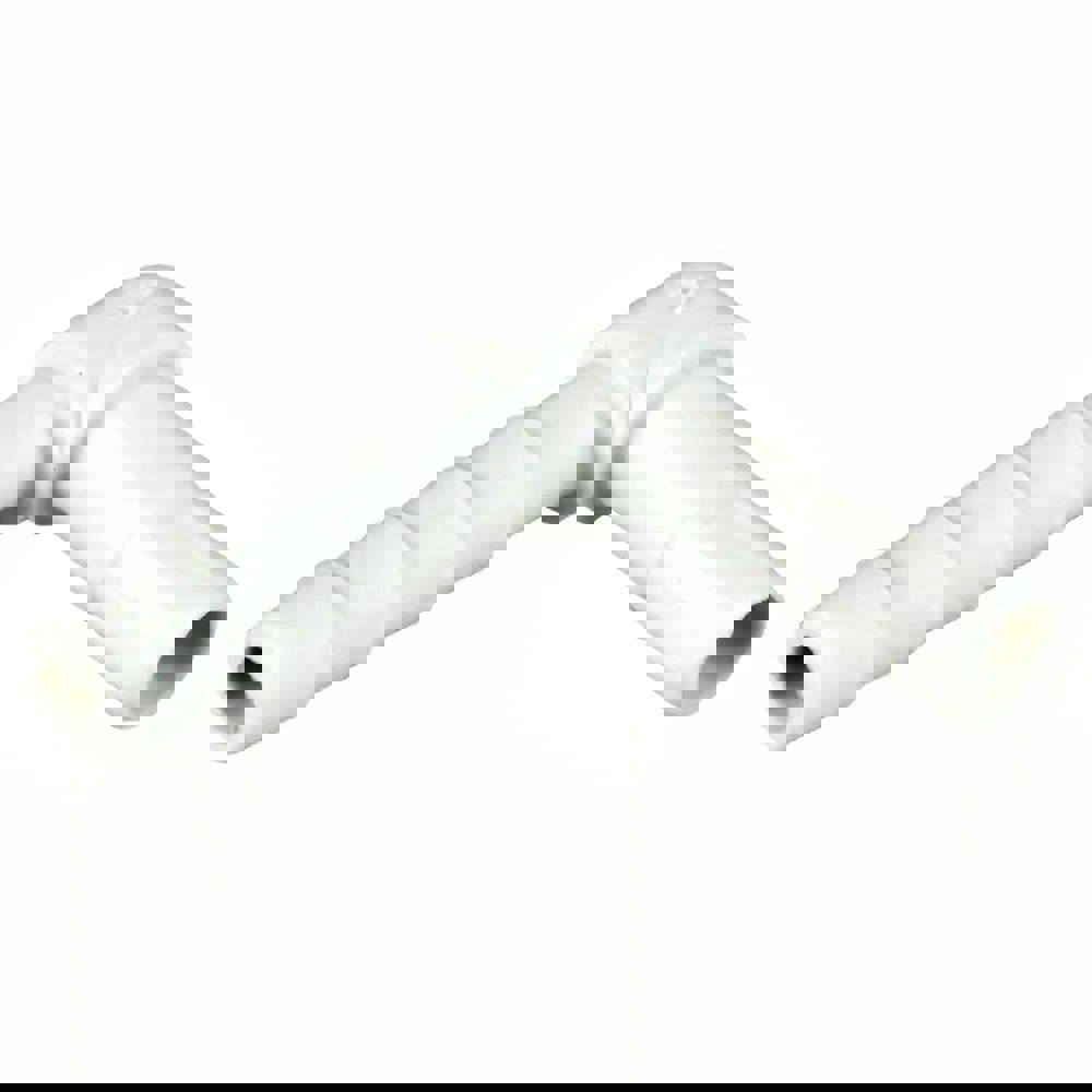 Push-To-Connect Tube Fitting: Tube Elbow Barb Connector, 3/8