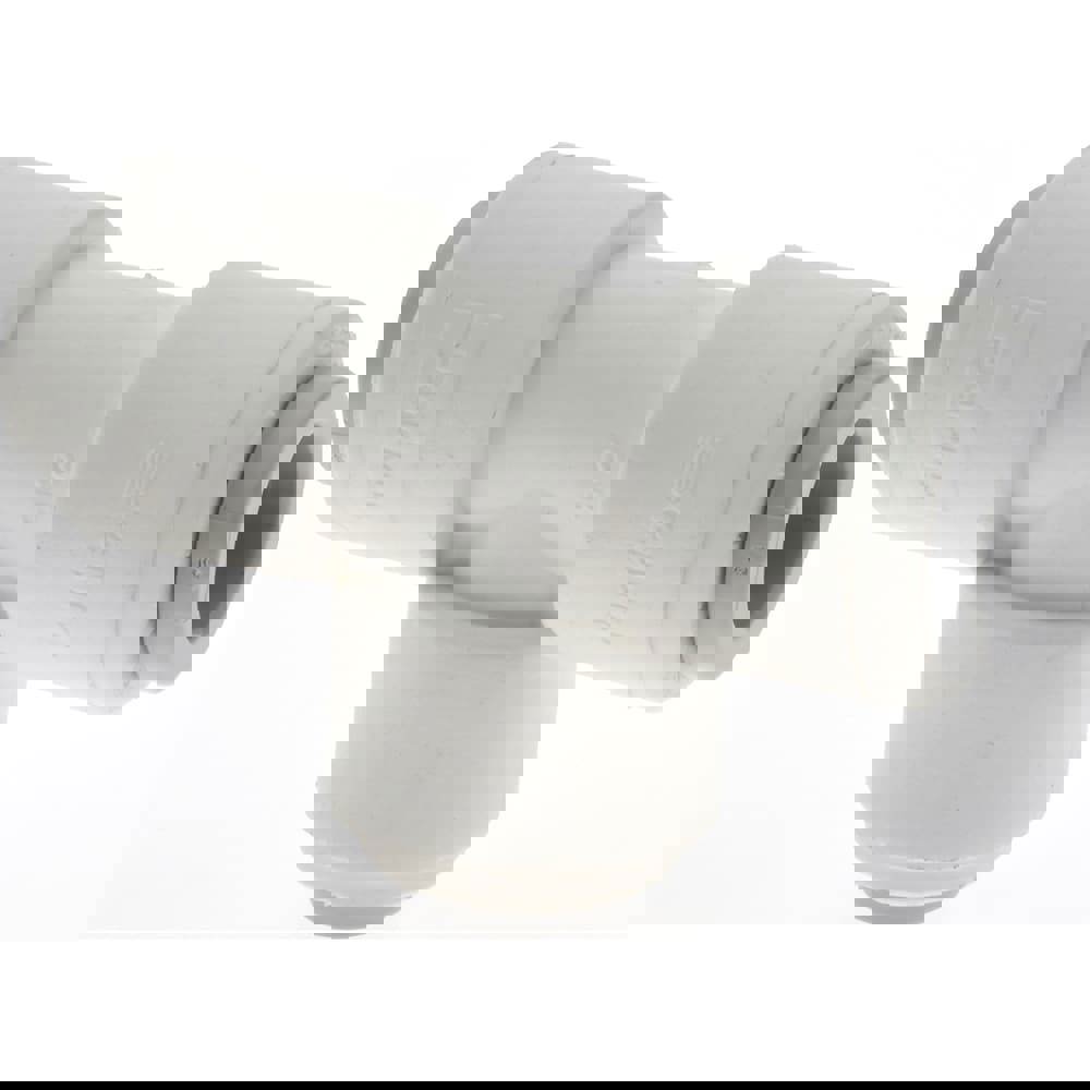 Push-To-Connect Tube to Tube Tube Fitting: Union Tee, 3/8 x 1/4