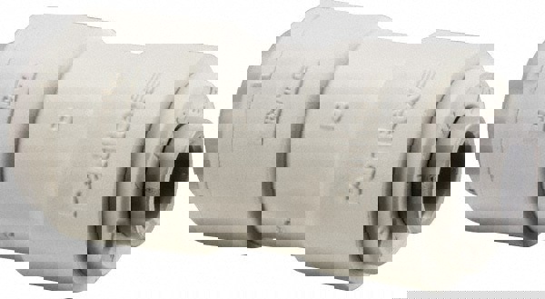 Push-To-Connect Tube to Tube Tube Fitting: Union, 3/8 x 1/4