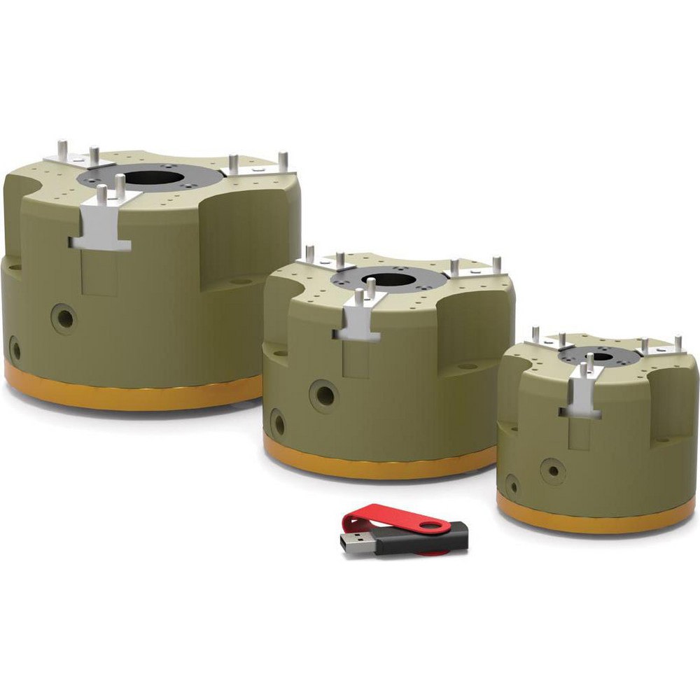 Air Grippers; Grip Type: 3-Jaw Parallel Gripper ; Grip Style: Parallel ; Holding Type: External ; Operating Pressure (psi): 15-102 ; Action: Double ; Maximum Working Pressure (bar): 6.89