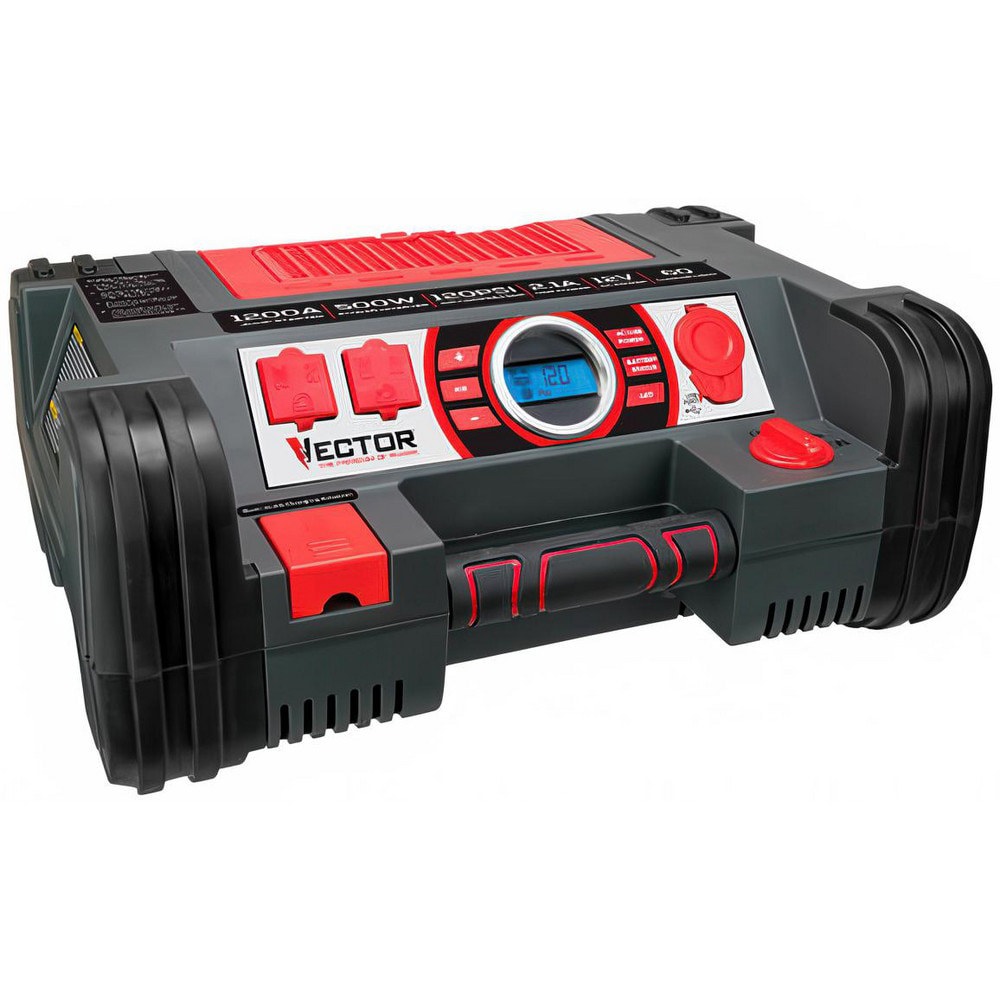 Automotive Battery Chargers & Jump Starters; Jump Starter Type: Jump Starter, Inverter and Portable Power Station ; Amperage Rating: 1200 ; Starter Amperage: 1200 ; Voltage: 12.00 ; DC Output: 12V; 3.1A ; Overall Width: 16in