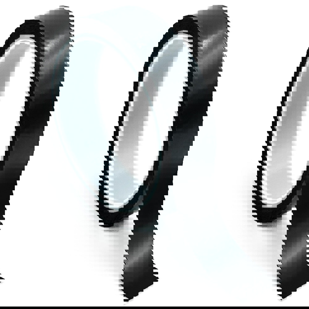 Black Polyimide Tapes are made of 2 mil thick polyimide film with 1.5 mil thick acrylic adhesive. They are used in various applications where opacity, low reflectivity and aesthetics are required. They are 36 yards long.